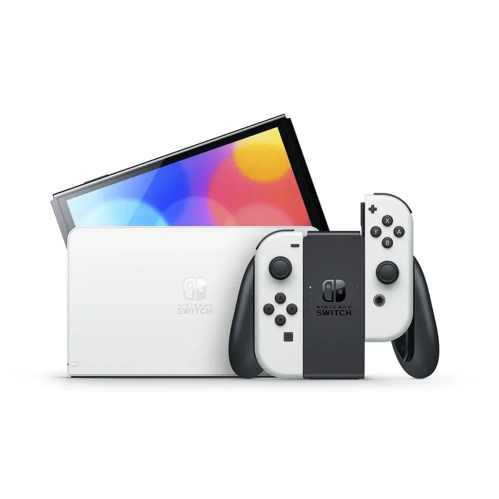 Nintendo Switch OLED Console – White | 7” Touchscreen